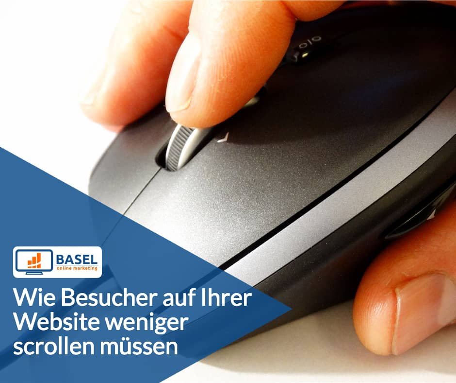 Wie Besucher Auf Ihrer Website Weniger Scrollen Mussen